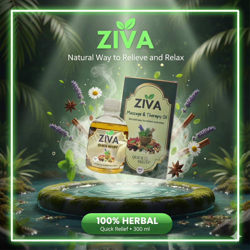 Ziva Massage & Therapy Oil 300ML