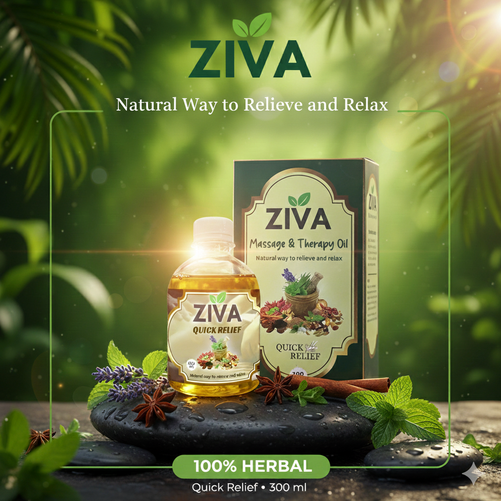 Ziva Massage & Therapy Oil 300ML