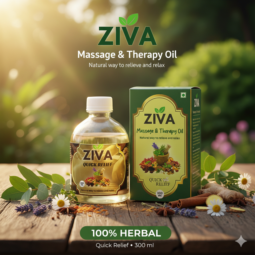 Ziva Massage & Therapy Oil 300ML