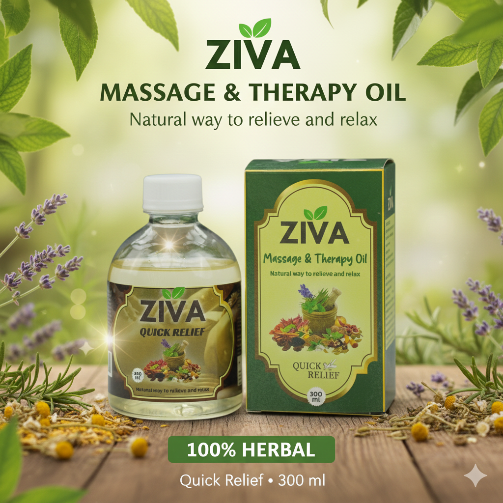 Ziva Massage & Therapy Oil 300ML