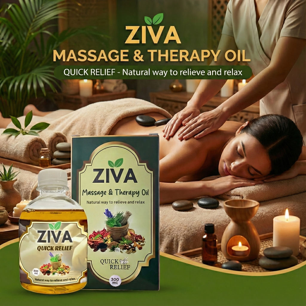 Ziva Massage & Therapy Oil 300ML